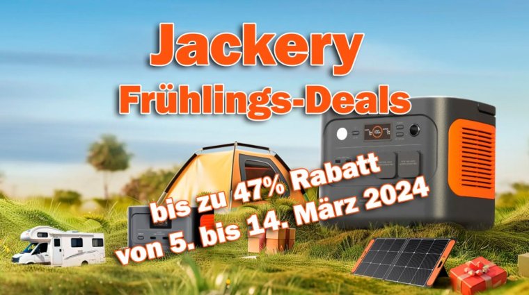 Frühlings-Deals 2024 bei Jackery