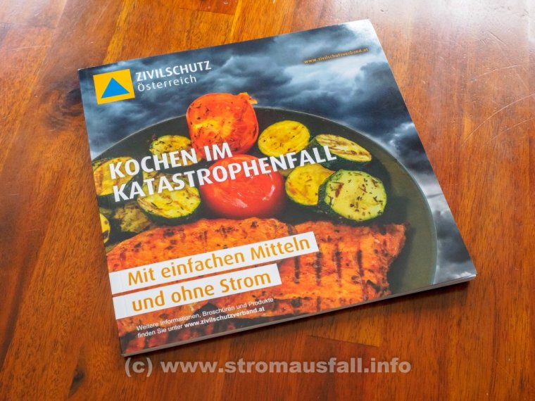 Ratgeber Kochen im Katastrophenfall mit einfachen Mitteln und ohne Strom.