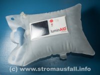 luminAID aufgeblasen