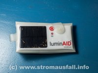 luminAID zusammengefaltet